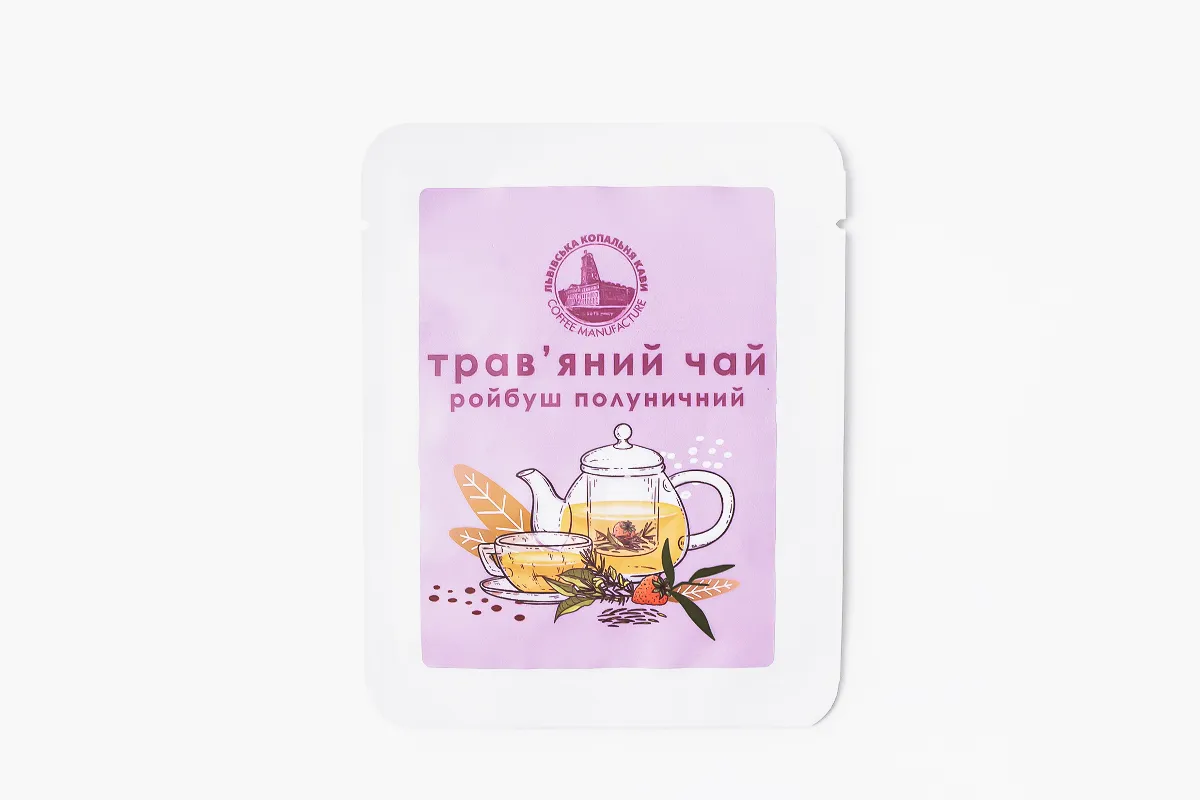 Чай Ройбуш полуничний